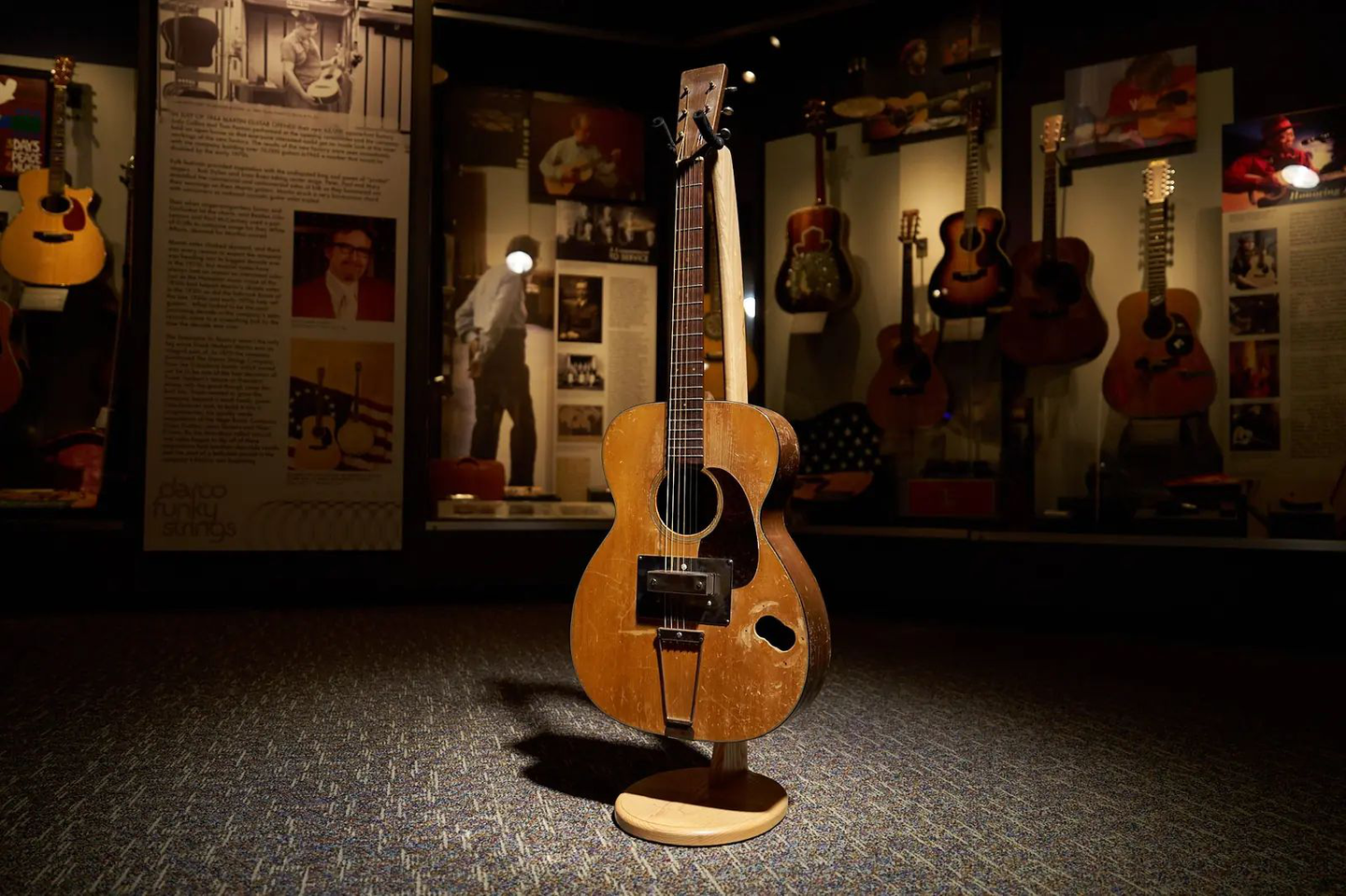 Leo Fender's Martin Guitar in the Martin Museum